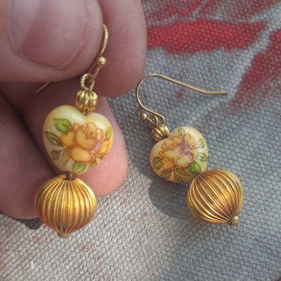 Nippon-Ware #7 - Handmade Earrings - Picture 3 of 3